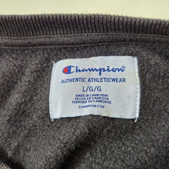 Champion Athletic Crew Neck Sweatshirt w/ Front Pocket Mens Large - Picture 10 of 12